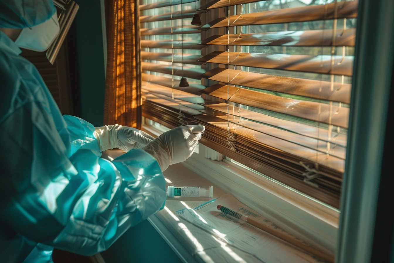 Meth residue surface testing during a home inspection