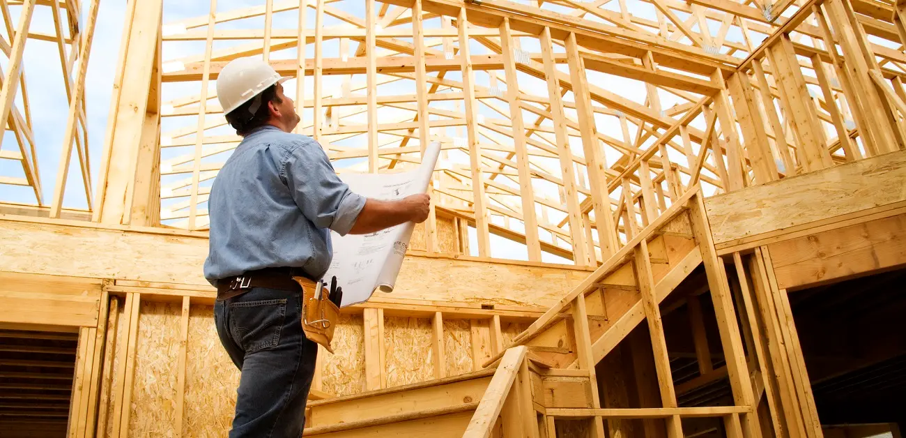 Independent inspector reviewing a new construction home beyond code